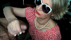 Beautiful bitch mature - naughty slut who loves cock and cum in her face - facial cumshot