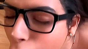 I give blowjob in pov and fuck on couch