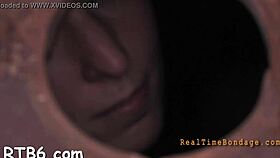 Sloppy blowjob sucking in bondage with european couple! 😏🔗