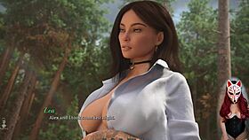 Dreamland episode 13 features fishnet and corset sex in porn game