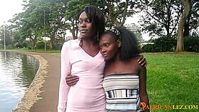 nigeria and ghana girls share passionate lesbian orgasms