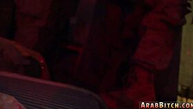 amateur teens in uniform get banged by old arab army guys in a hotel