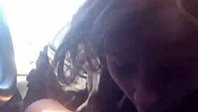 my lesbian bestfriend humiliates me with road head in the car