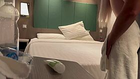 i spotted an unknown girl at the cruise ship gym, went to her room to fuck her, and she gave me a blowjob until i came