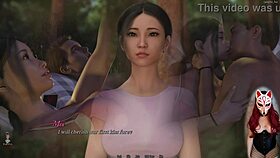 Dreamland episode 13 features fishnet and corset sex in porn game