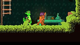 kincaid tests marble dildo in hentai game