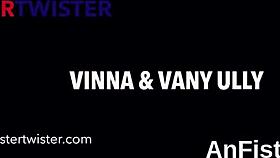 frisky lesbian honeys are fist fucking juicy cunts and buttholes