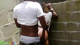 i fucked my neigbor's juicy pussy outside in public