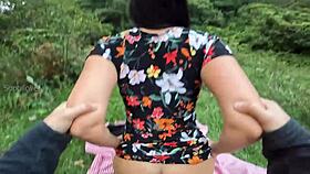 Sexo al Aire Libre con la MEJOR AMIGA de mi Novia Usando VESTIDO SEXY