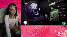 Big Tiddy Bitch Chiku Chasing Me in Fap Nights at Frennis Exotiqfox Fnaf Hentai Game Part 3