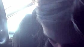 my lesbian bestfriend humiliates me with road head in the car