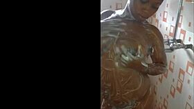 POV Cellphone Captures Gonzo Blowjob In Public Bathroom