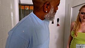 audrey teasing in the hood with big black cock