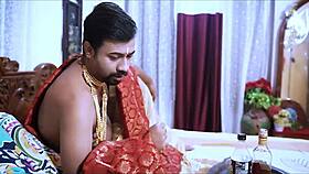 Erotic sex with beautiful hot Indian wife Sudipa in saree, licking, blowjob, fucking, orgasm, and dirty talk.