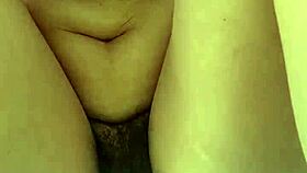 Feeling the passion as she trains her pussy with toys for fucking