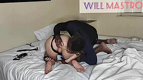 Fat BBW Squirts On Big Black Cock Anal