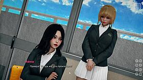 complete gameplay - my bully is my lover part 8 with sexy cowgirl sex