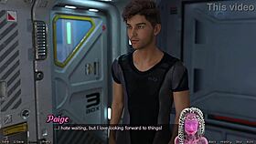 i'm stranded with this big boobs milf stretching out