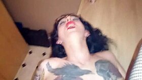 The Secretary After Dildo Play Gets Cum On Glasses