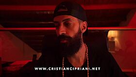 Cristian cipriani feels sexy in lingerie during oiled massage