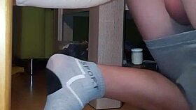 Watch this gay teen ride a dildo in his yummy ass with toys 😍