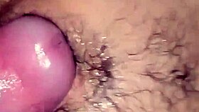 Pinay milf loves riding a huge cock cowgirl style, getting rough and ending with a cumshot.