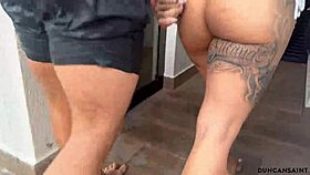 Bodybuilder Fucks Muscular Babe In Sauna