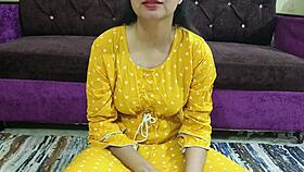 Beautiful Indian bhabi forces devar into rough sex in field