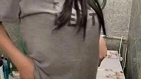 Big Juicy Booty in Bathroom Milf Fun!