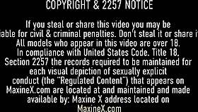 Busty Maxine X Milks Hubby With Barefoot Footjob