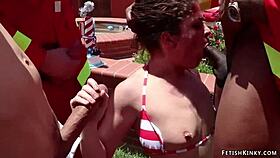 American group competes in outdoor firefighting challenge