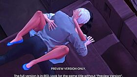 sylus takin the v card in this 3d hentai preview, man