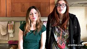 omg, me and felicia grind with lina, ukrainian couple magic in bedroom