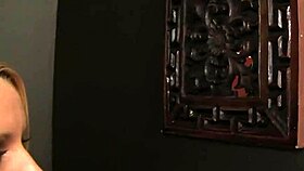 Blonde Vanessa Cage SUCKS Cock at Glory Hole While Masturbating!