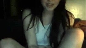 She has fun and masturbates with silly giggles