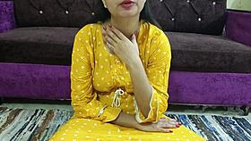 Beautiful Indian bhabi forces devar into rough sex in field