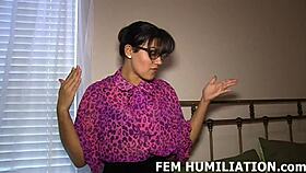 we need to train your ass with these big dildos for domination