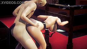 Karen gets her pussy and anal licked in this uncensored hentai.