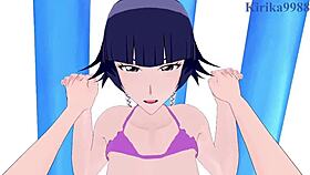 Sui-Feng and Rangiku Matsumoto in intense Bleach hentai action