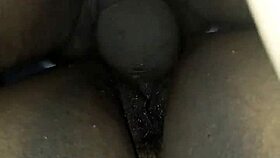 wife and husband share homemade moments