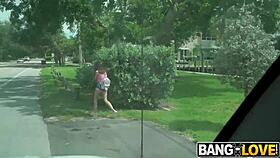 Eliana Rose, low key freak, hops on the bus for what?