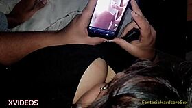 Watching Porn TikToks With Best Friend, Got Horny Seeing Her Huge Tits!