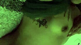 bobbi jo88 can't stop touching her skinny ebony body 😍