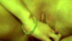 I watch Katrine Moss getting her massive tits and pussy oiled before the masseuse fucks her twat