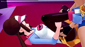 Mei Rosa Practices Sex Training On Bed