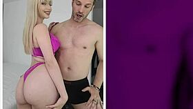 Hot blonde with big boobs in hardcore anal scene