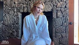 Slutty Redhead Bridesmaid Locked Out of Hotel Room Before Wedding Night