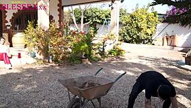 Riding On The Farm With Monster Cock And Muff Diving?