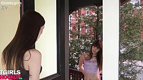 tgirls hookup with a well-oiled slut machine craving hard dick