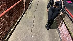 I’m Obsessed with Classy Filth in My Pissing Compilation Outdoors